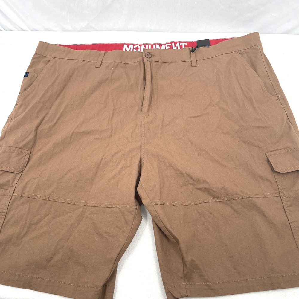 Monument Cargo Shorts Light Brown‎ Cocoa Men's Size 52